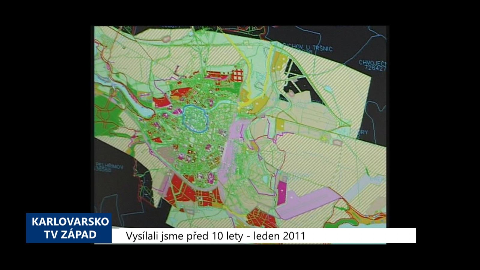 2011 – Cheb: Územní plán jde do posouzení orgánů města (4269) (TV Západ)