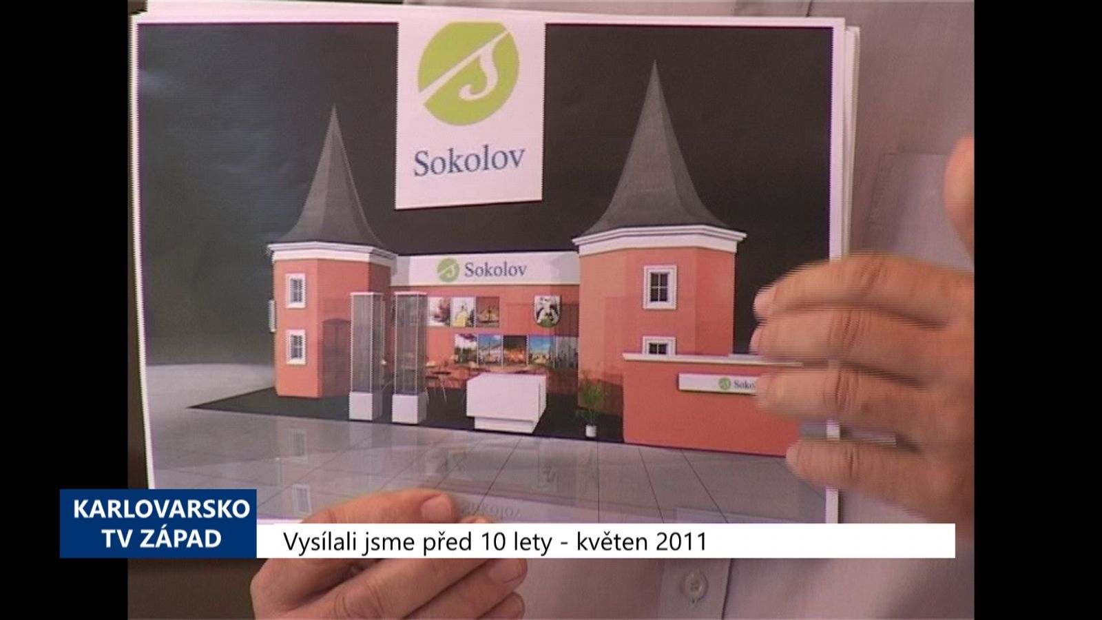 2011 – Sokolov: Město má nový výstavní stánek a knihu o historii (4390) (TV Západ)