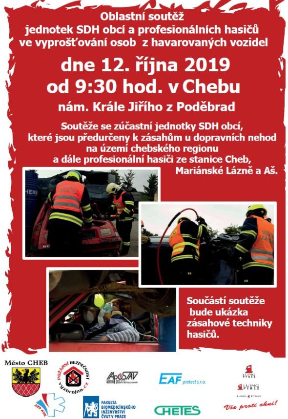 Cheb: Pozvánka na hasičskou soutěž
