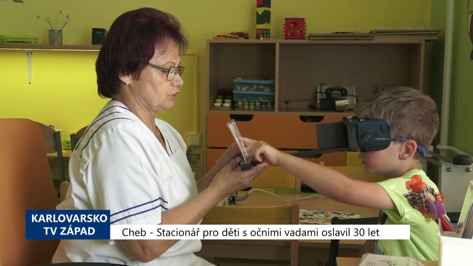 Cheb: Stacionář pro děti s očními vadami oslavil 30 let (TV Západ)