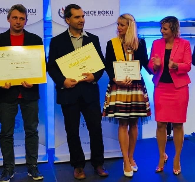 Hazlov oslavil titul Vesnice Karlovarského kraje roku 2019