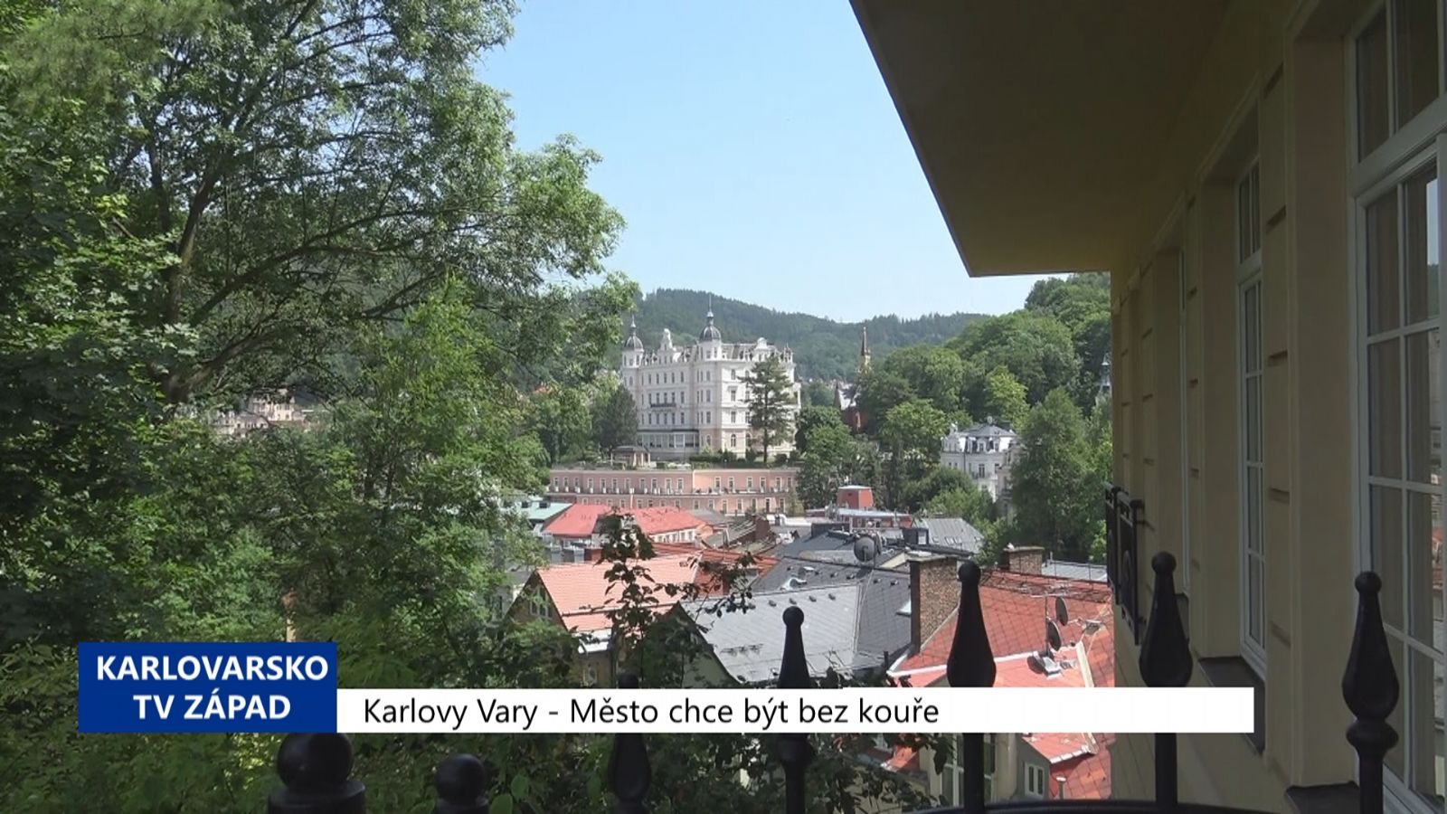 Karlovy Vary: Město chce být bez kouře (TV Západ)