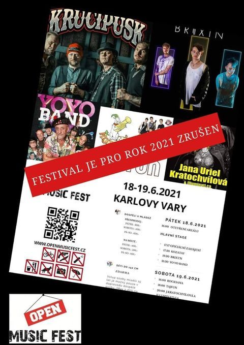 Karlovy Vary: Open Music Fest se nebude konat ani v příštím roce