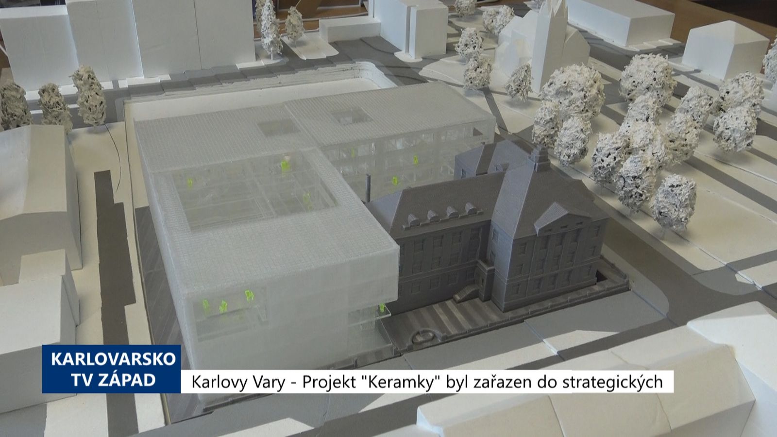 Karlovy Vary: Projekt Keramky byl zařazen do strategických (TV Západ)