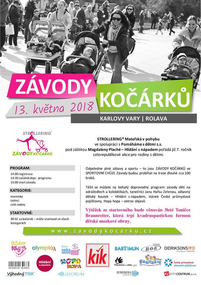 Karlovy Vary: Závody kočárků se konají již po sedmé