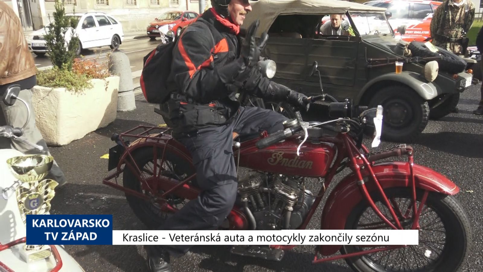 Kraslice: Veteránská auta a motocykly zakončily sezónu (TV Západ)