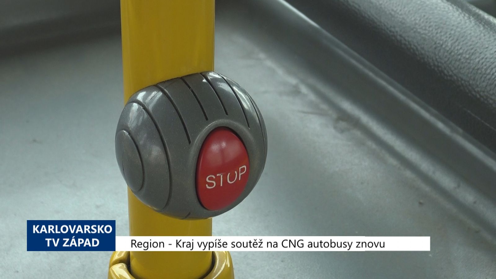 Region: Kraj vypíše soutěž na CNG autobusy znovu (TV Západ)