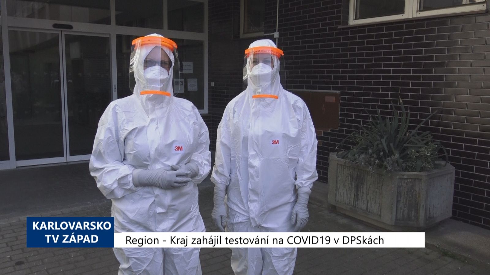 Region: Kraj zahájil testování na COVID19 DPSkách (TV Západ)