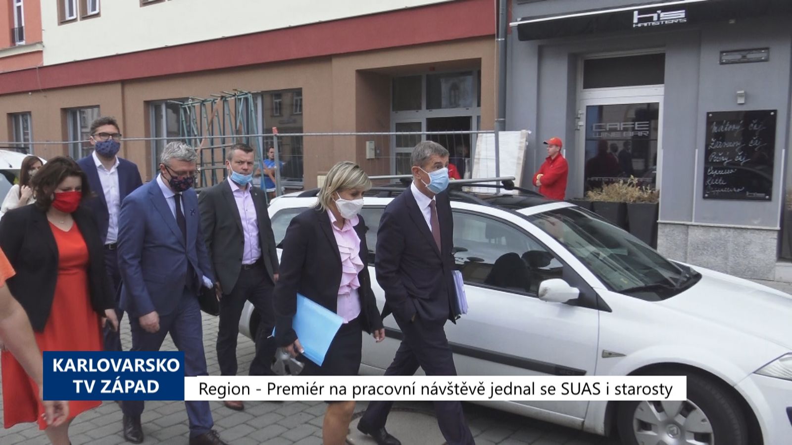Region: Premiér na pracovní návštěvě jednal se SUAS i starosty (TV Západ)