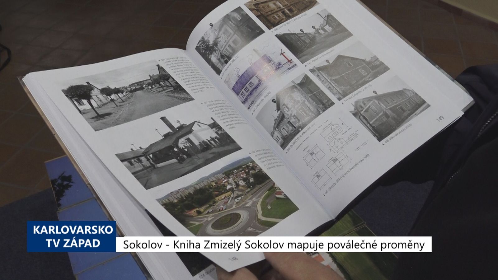 Sokolov: Kniha Zmizelý Sokolov mapuje poválečné proměny (TV Západ)