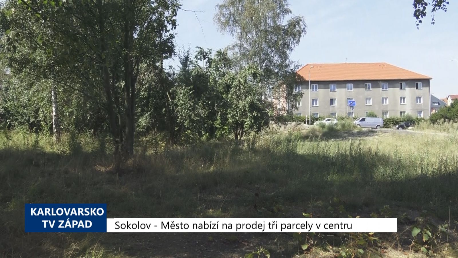 Sokolov: Město nabízí na prodej tři parcely v centru (TV Západ)