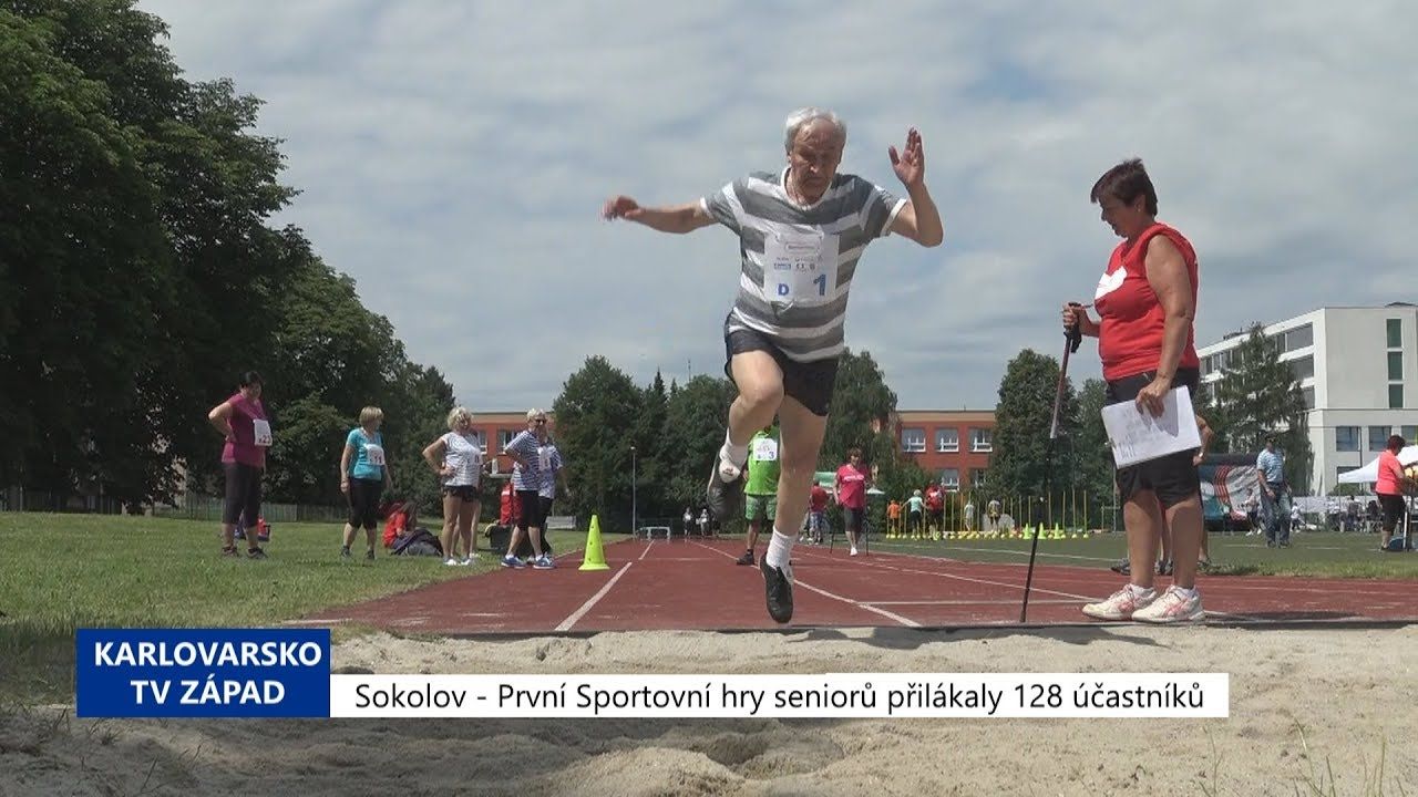Sokolov: První Sportovní hry seniorů přilákaly 128 účastníků (TV Západ)