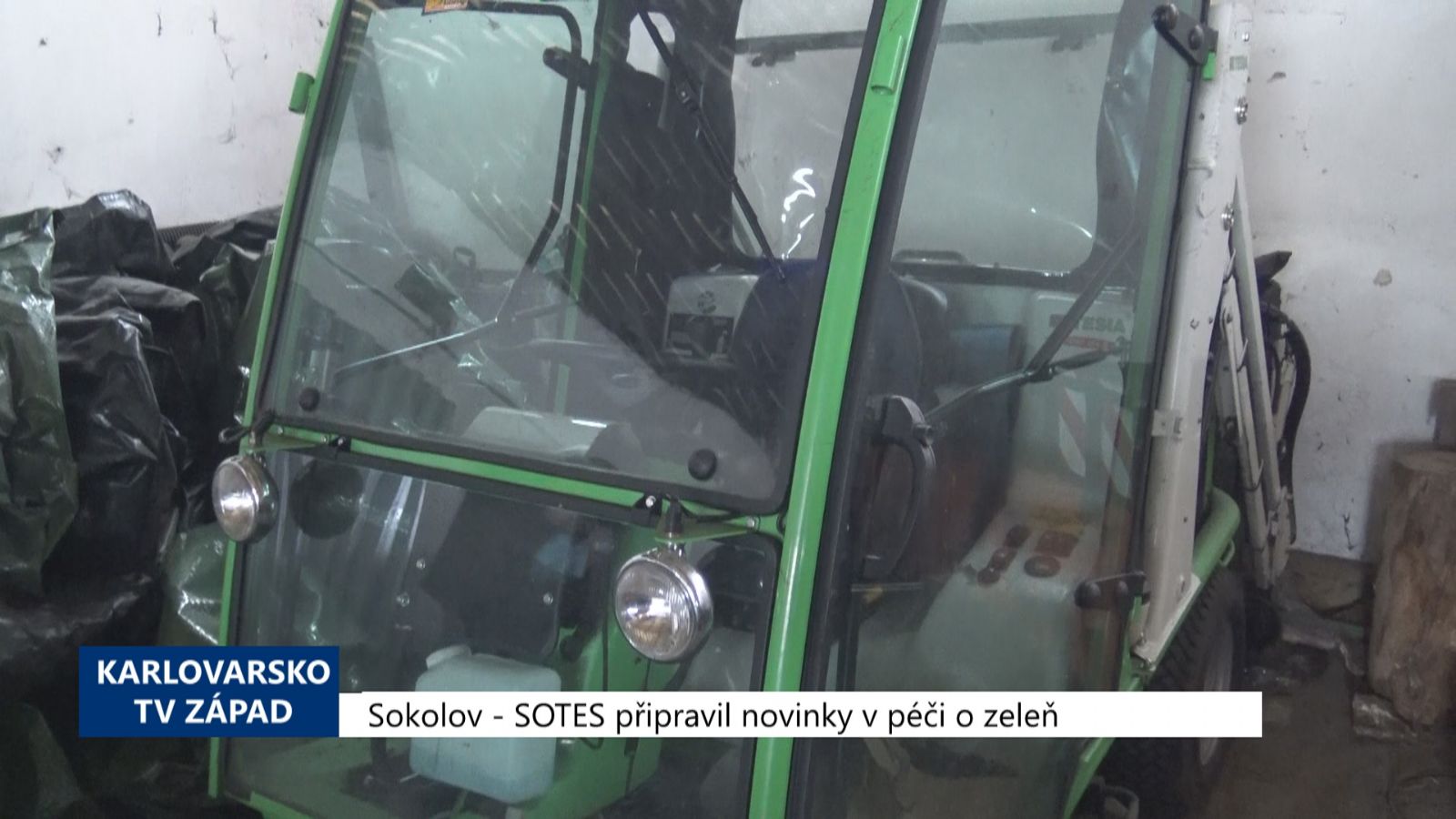 Sokolov: SOTES připravil novinky v zeleni a odpadech (TV Západ)