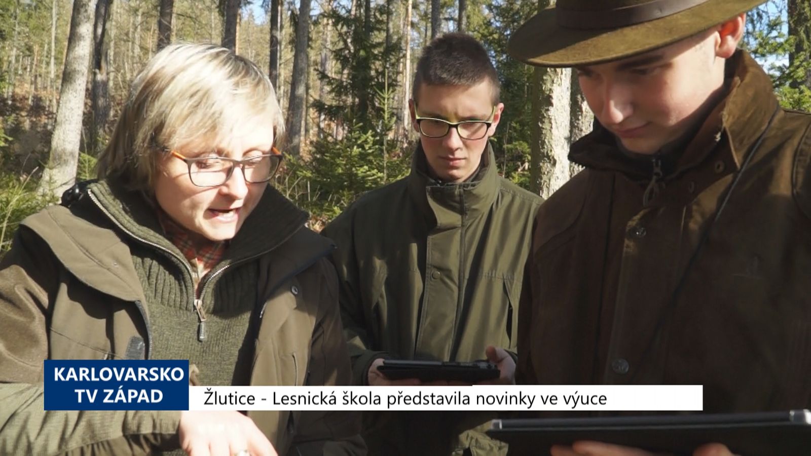 Žlutice: Lesnická škola představila novinky ve výuce (TV Západ)
