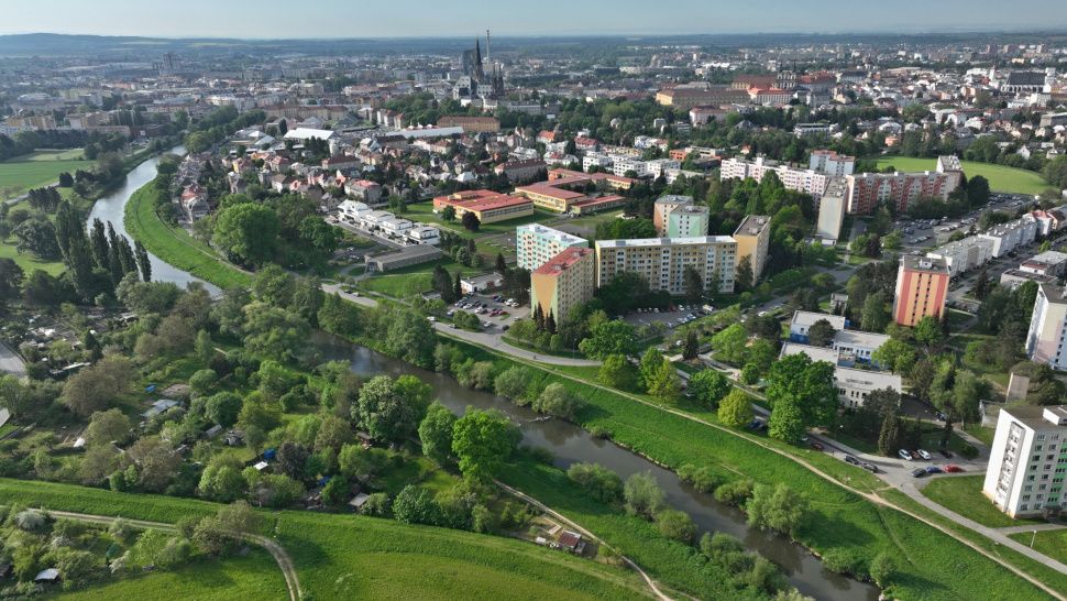 Olomouc vypsala krajinářskou soutěž na severní část protipovodňové ochrany města