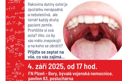 FN Plzeň zve širokou veřejnost na přednášku s názvem Zdraví máme jenom jedno