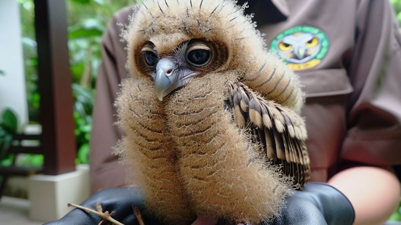 Mladý vzácný druh sovy se vrací do Zoo Praha