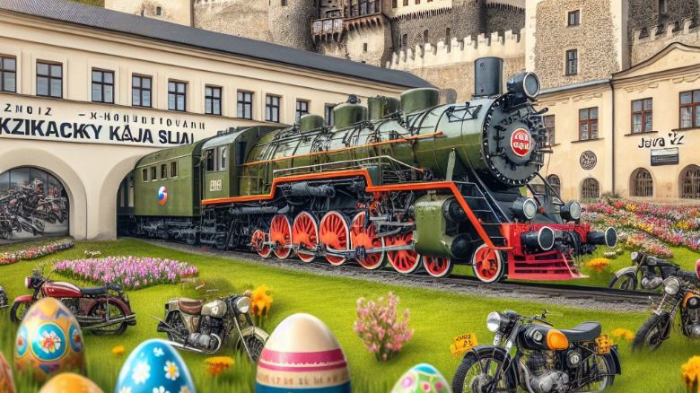 ČD vypraví parní expresy na velikonoční jarmark na Křivoklátě v sobotu 15. a v neděli 16. dubna